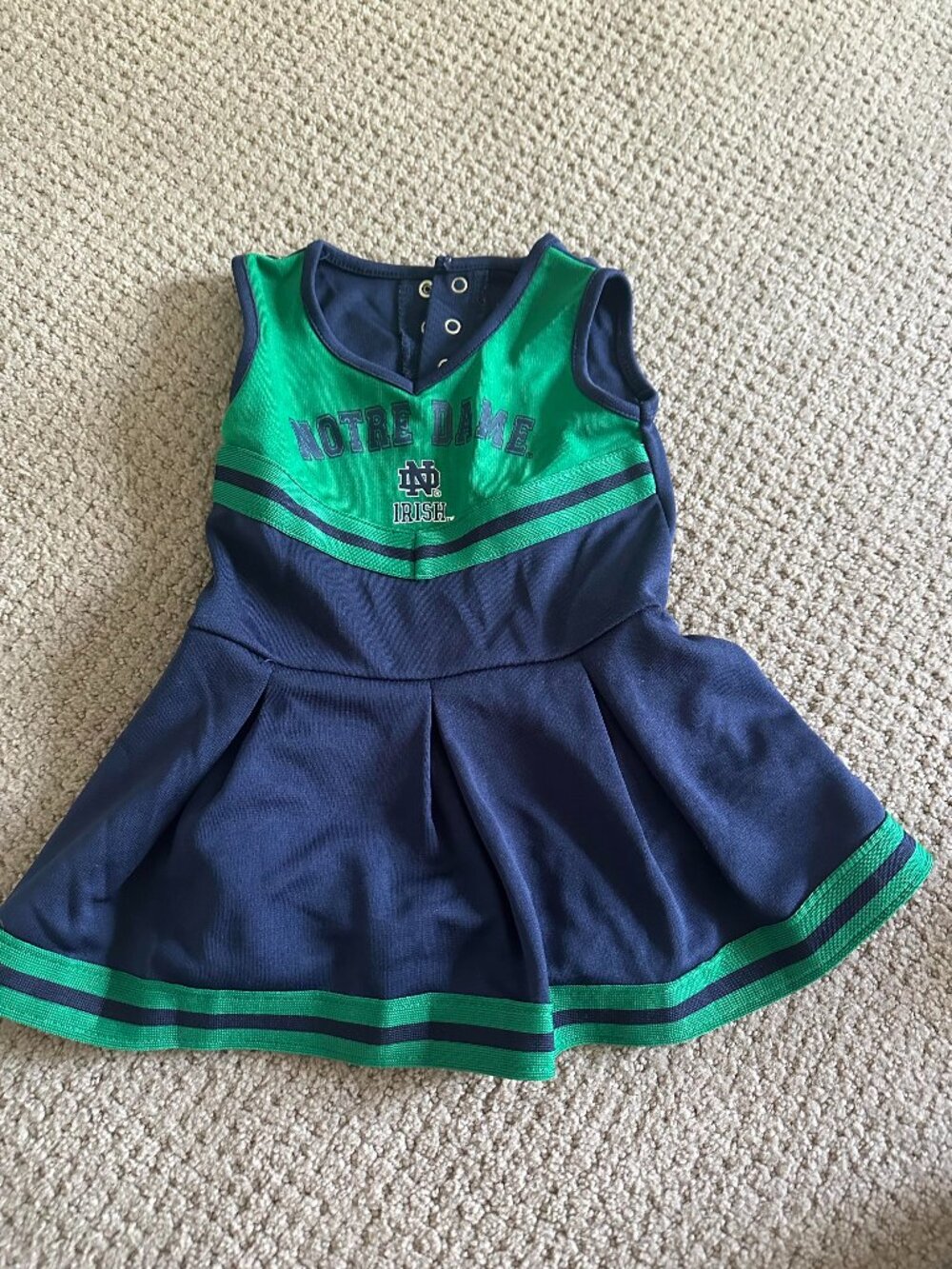 Notre Dame Infant Girls Cheer Dress 6-12 months